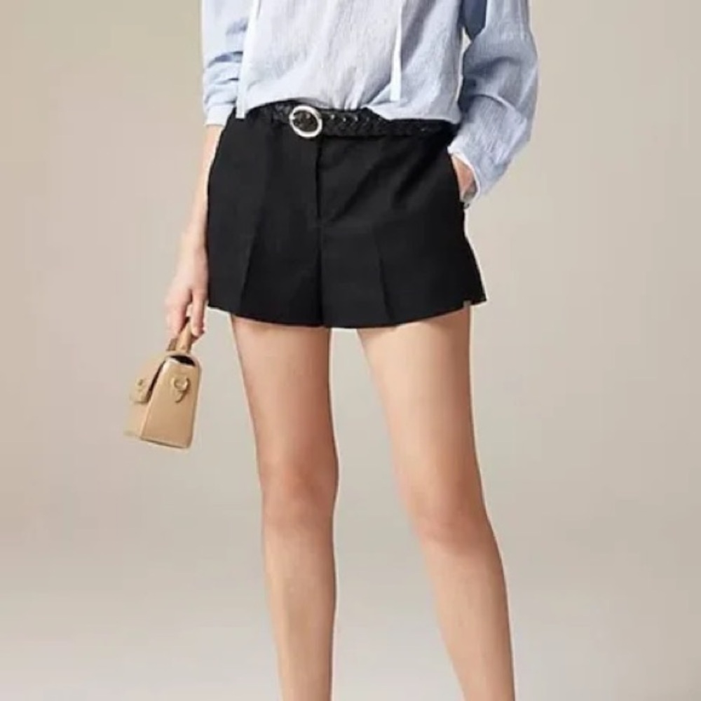 J. CREW Womens Harbor Shorts 3” 100% Linen NWT XL